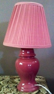 Mauve Lamp