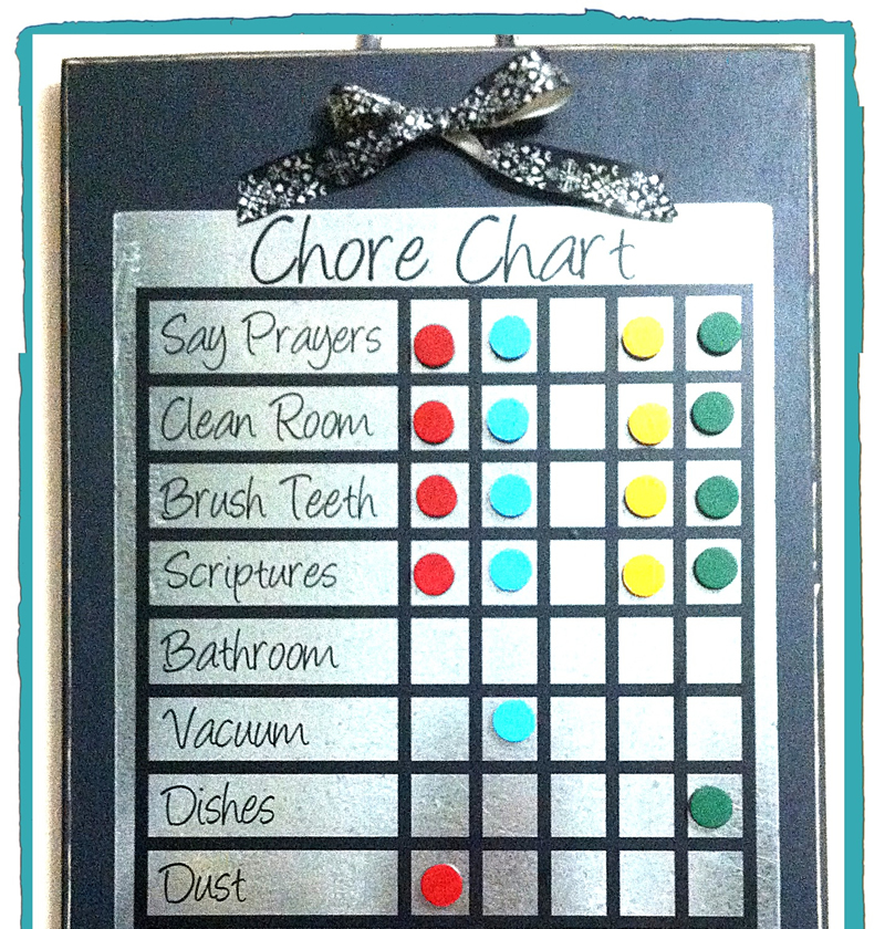 Black Chore Chart
