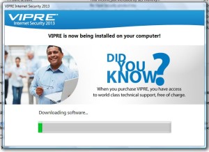 Installing Vipre Internet Security