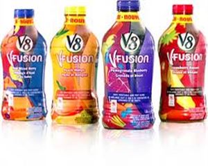 4 Flavors V8 V-Fusion Refreshers