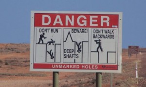 Funny Danger sign