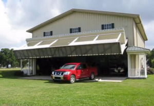 Wrap Around Porch Garage Door