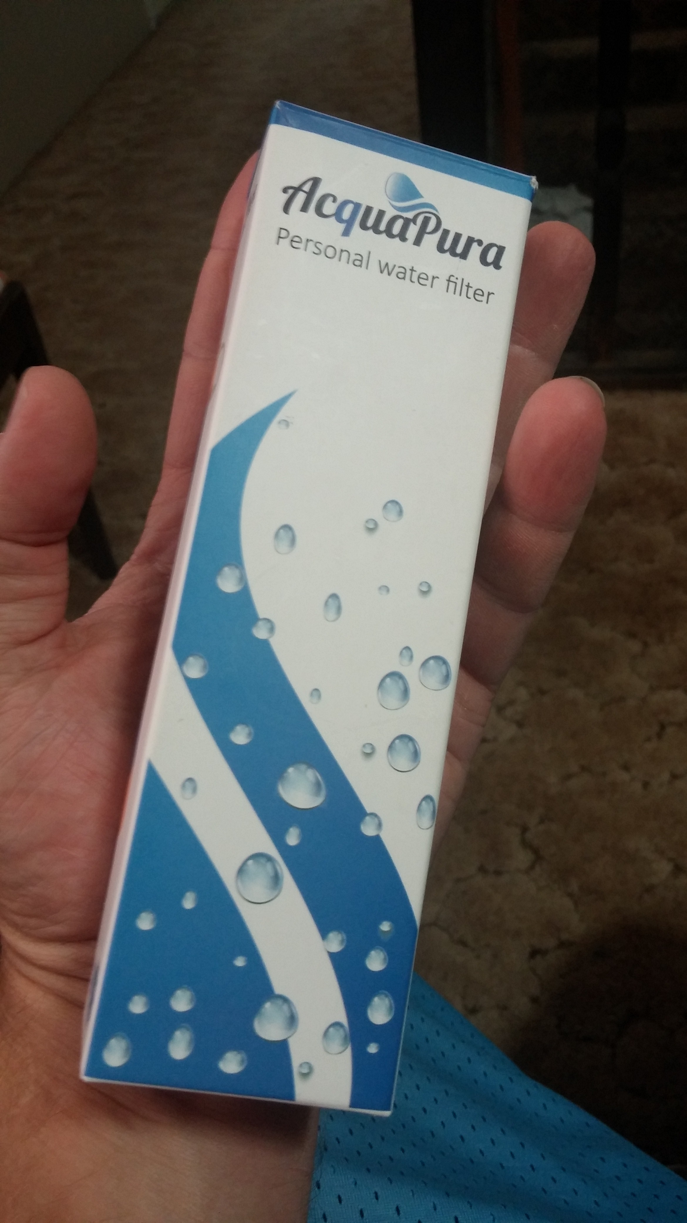 Acquapura Personal Water Filter Straw