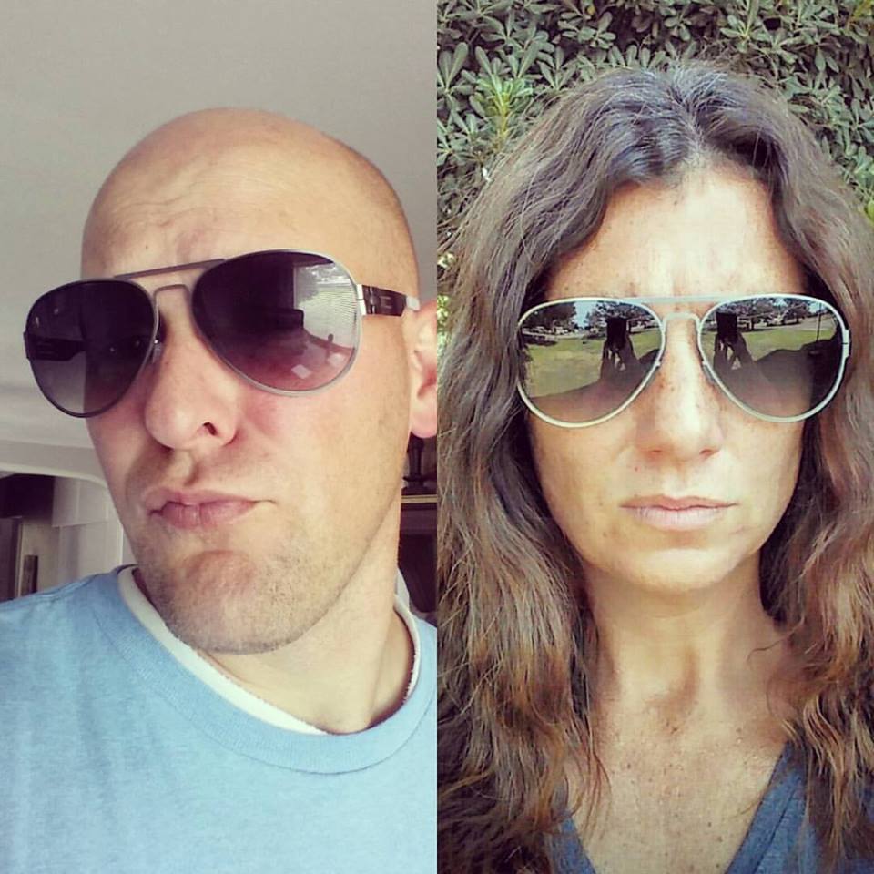 Amy vs Dave Aviator Sun Glasses