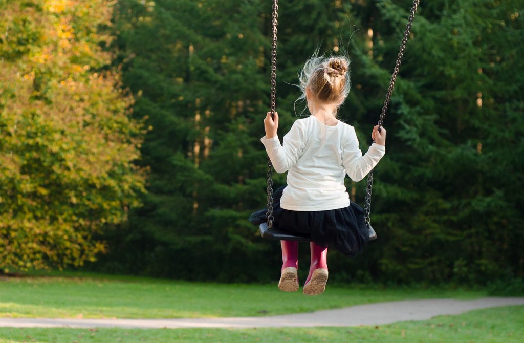 girl outdoor play