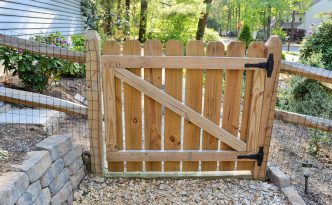 wooden gate