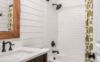 shiplap bathroom remodel